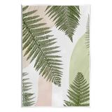 Bay Isle Home™ Woodland Nature Fern Leaves by Ziwei Li - Unframed Graphic Art on MDF 15.0 H x 10.0 W x 0.5 D in Green | 10" W x 15" H | Wayfair