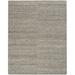 Gray 117 x 93 x 0.47 in Area Rug - Hokku Designs Yearsley Solid Color Hand Loomed Wool Area Rug in Wool | 117 H x 93 W x 0.47 D in | Wayfair