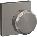 Schlage Bowery Passage (Hall & Closet) & Privacy (Bed & Bath) Door Knob in Gray | 3.5 H x 3.5 W in | Wayfair FC21BWE619COL