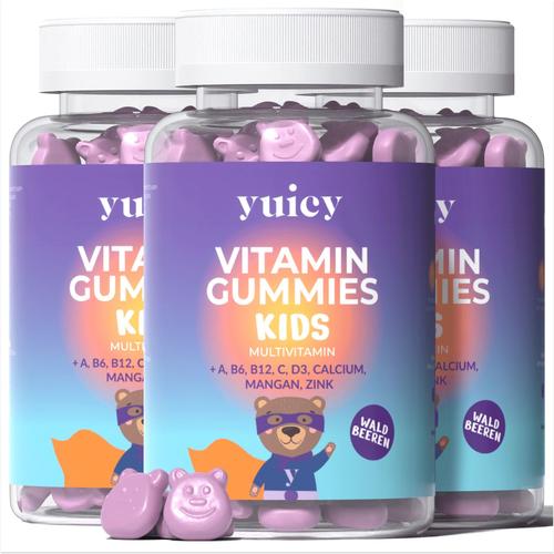 yuicy Kids Gummies – Vitamine für Kinder 180 St Fruchtgummi