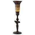 Meyda Lighting Stained Glass Pond Lily 15 Inch Accent Lamp - 259393