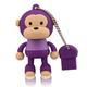 Purple Cartoon Monkey Design 8GB 16GB 32GB 64G USB Flash Drives Thumb Pen Drives USB 2.0 Memory Stick for Computer Laptop Tablet Pen Storage