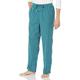 Amazon Essentials Herren Pyjamahose aus Flanell (erhältlich in Big & Tall), Blau Grün Streifen, 3XL