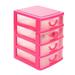 Midsumdr Organization And Storage Mini Drawer Organizer Plastic Jewelry Makeup Storage Box with Adjustable Detachable Dividers for Small Accessories Storage Bins Storage Cabinet