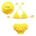 wofedyo baby girl clothes Bikini Bathing Swimsuit Swimwear Suit Baby Girl Kids Ruffle Girls Swimwear baby clothes