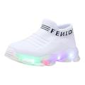 wofedyo Baby Essentials Sport Shoes Girls Boys Children Baby Run Casual Socks Letter Led Sneakers Luminous Mesh Baby Shoes Baby Socks