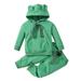 Children Kids Toddler Baby Girls Boys Long Sleeve Cute Animals Hoodie Sweatshirt Pullover Tops Cotton Trousers Pants Outfit Set 2PCS Clothes Baby Clothes Baby Clothes