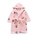 wofedyo Baby Girl Clothes Toddler Baby Boys Girls Cartoon Bathrobes Flannel Night-Robe Sleepwear Baby Clothes