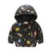 wofedyo Baby Boy Clothes Toddler Kids Baby Boys Girls Cartoon Dinosaur Rainbow Camouflage Zip Windproof Jacket Hooded Trench Lightweight Kids Coats Windbreaker Casual Outerwear Baby Clothes