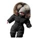 wofedyo baby girl clothes Baby Romper Outerwear Snowsuit Girls Coat Jumpsuit Hooded Jacket Warm Girls Coat&jacket baby clothes