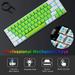 WANYNG 60% Mechanical Gaming Keyboard Bluetooth/2.4GHz Wireless USB/wired Type C 3 Modes 68-key Blue Switch Keyboard