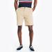 Nautica Men's Big & Tall Navtech Flat Front Short Military Tan, 40W Tall