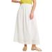 Plus Size Women's Crochet-Detailed Skirt by June+Vie in White Flower Eyelet (Size 12 W)