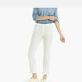 J. Crew Jeans | J. Crew Women's Slim Broken In Boyfriend Jeans White Denim Jeans Size 27 | Color: White | Size: 27