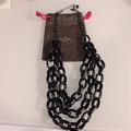 Kate Spade Jewelry | Kate Spade Black Multi-Strand Chain Necklace. Nwot. | Color: Black | Size: Os