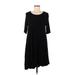 Philosophy Republic Clothing Casual Dress - A-Line: Black Solid Dresses - Women's Size Small