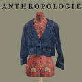 Anthropologie Jackets & Coats | Anthropologie - Louie Crop Denim Jacket - Size Us 8 | Color: Blue | Size: 8