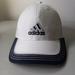 Adidas Accessories | Adidas Climalite White Hat Cap Adjustable Fit Strap Gray& Black Trim Size Os. | Color: Black/White | Size: Os