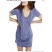 Madewell Dresses | Madewell Northside Vintage T Shirt Dress V Neck Small | Color: Blue | Size: S