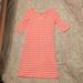 Lilly Pulitzer Dresses | Lilly Pulitzer Kaley Neon Stripe Shift Dress | Color: Orange/White | Size: S