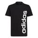 Adidas Unisex Kinder T-Shirt (Short Sleeve) U Lin Tee, Black/White, HR6400, 152
