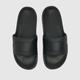 Lacoste serve slide hybrid sandals in black
