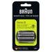 21B Series 3 Shaver Foil & Cutter Head Replacement Cassette for Braun Electric Shaver Compatible with Braun s3 Wet and Dry Razor replacement head Black