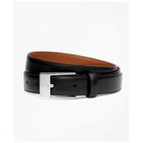 Brooks Brothers Boys Classic Leather Belt | Black | Size 26