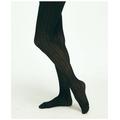 Brooks Brothers Women's Cable Knit Tights | Black | Size Large