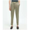 Brooks Brothers Women's Wool Flannel Pants | Beige | Size 10