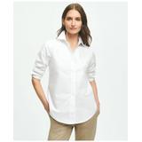Brooks Brothers Women's Classic-Fit Cotton Oxford Shirt | White | Size 6
