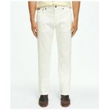 Brooks Brothers Men's Straight Fit Denim Jeans | White | Size 38 34