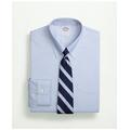 Brooks Brothers Men's Stretch Supima Cotton Non-Iron Pinpoint Oxford Button-Down Collar Dress Shirt | Light Blue | Size 17 36