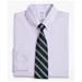 Brooks Brothers Men's Stretch Regent Regular-Fit Dress Shirt, Non-Iron Pinpoint Button-Down Collar | Lavender | Size 15½ 34