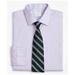 Brooks Brothers Men's Stretch Milano Slim-Fit Dress Shirt, Non-Iron Pinpoint Ainsley Collar | Lavender | Size 15½ 32