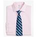 Brooks Brothers Men's Stretch Soho Extra-Slim-Fit Dress Shirt, Non-Iron Poplin English Collar Gingham | Pink | Size 16½ 37