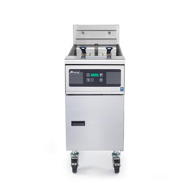 Pitco SE14R 208/1 Commercial Electric Fryer - 50 lb Vat, Floor Model, 208v/1ph, Stainless Steel