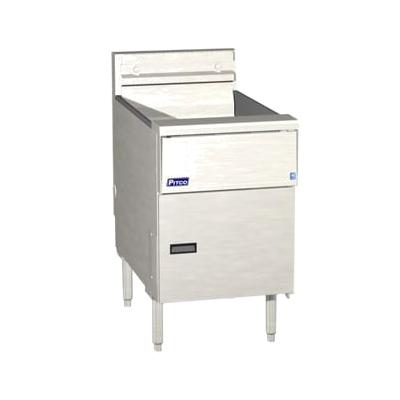 Pitco SE18 Commercial Electric Fryer - (1) 90 lb Vat, Floor Model, 240v/3ph, Stainless Steel