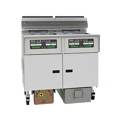 Pitco SELV184X-C/FD Solstice Commercial Electric Fryer - (1) 40 lb Vat, Floor Model, 220v/3ph, Stainless Steel
