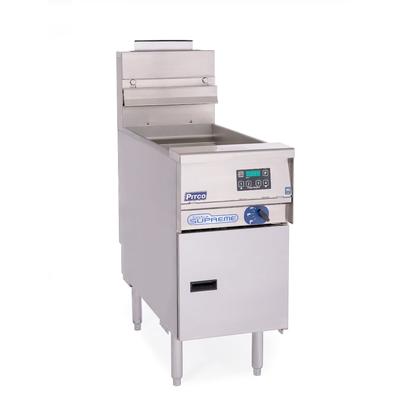 Pitco SSPE14 208/3 12 gal Pasta Cooker, 4 Button Digital, Self-Clean Burner, 208V/3-ph, Stainless Steel