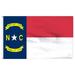 North Carolina flag 2 x 3 Nylon