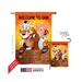 Breeze Decor 10039 Farm Animals Funny Farm 2-Sided Vertical Impression House Flag - 28 x 40 in.