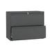 HON 882LS 800 Series Two-Drawer Lateral File Charcoal