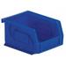 Lewisbins Hang and Stack Bin Blue PP 3 in PB54-3 DARK BLUE