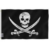 Anley 3x5 Foot Jack Rackham Pirate Flag - Jolly Roger Flags