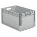 Ssi Schaefer Straight Wall Container Gray Solid HDPE ELB6320.GY1