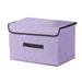 Noarlalf Storage Bins Storage Box Foldable Clothing Sundries Portable Storage Box with Lid Foldable Storage Box Storage Bins with Lids 36*23*1.5