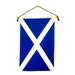 Scotland Cross 12 x18 Polyester Wall Banner Flags 12 x18 Scottish Wall or School Flag Mounted on a Birch Wood Banner Pole Much Larger Than Mini 4 x6 Banner Flags