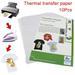 10pcs Heat Print Transfer Paper Printing Inkjet A4 210mm X 297mm For Light Color Fabric