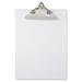 2PK Saunders Recycled Plastic Clipboard with Ruler Edge 1 Clip Capacity Holds 8.5 x 11 Sheets Clear (21803)